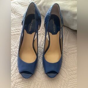 Marc Fisher Blue Heels-7